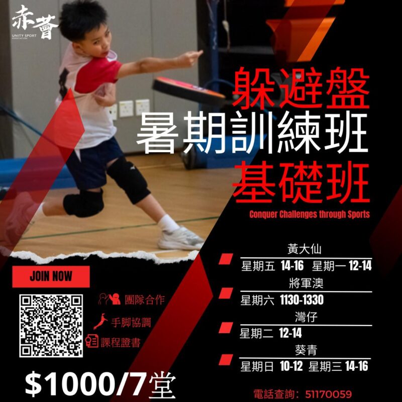赤薈躲避盤暑期基礎訓練班